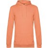 B&C | #Hoodie, Pánska mikina s kapucňou, oranžová melon, XS B&C | #Hoodie, Pánska mikina s kapucňou, oranžová melon, XS
