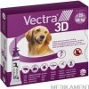 VECTRA 3D spot-on psy L 25–40 kg roztok na kožu aplikátor-purpurový 3 x 4,7 ml VECTRA 3D spot-on psy L 25–40 kg roztok na kožu aplikátor-purpurový 3 x 4,7 ml