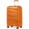 KONO Cestovný kufor na kolieskach s TSA zámkom 39L - oranžový KONO Cestovný kufor na kolieskach s TSA zámkom 39L - oranžový