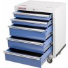 AHProfi MTGC1305W Dílenský vozík na nářadí PROFI, 5 zásuvek, modrá AHProfi MTGC1305W Dílenský vozík na nářadí PROFI, 5 zásuvek, modrá