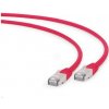 Gembird Patch kábel RJ45, cat. 6A, FTP, LSZH, 0.5m, červený PP6A-LSZHCU-R-0.5M Gembird Patch kábel RJ45, cat. 6A, FTP, LSZH, 0.5m, červený PP6A-LSZHCU-R-0.5M