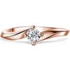 Freya | Zásnubný prsteň so stredovým diamantom 0,258 ct, ružové zlato 59 Freya | Zásnubný prsteň so stredovým diamantom 0,258 ct, ružové zlato 59