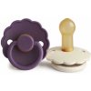 Frigg Dvojbalenie cumlíkov frigg daisy violet dream/ cream, 6-18m, kaučuk Frigg Dvojbalenie cumlíkov frigg daisy violet dream/ cream, 6-18m, kaučuk