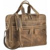 GreenBurry Vintage Leather Briefcase Antique brown 43x34cm GreenBurry Vintage Leather Briefcase Antique brown 43x34cm