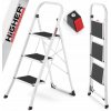 Skladací oceľový rebrík 3-stupňový Higher 2,70 m, nosnosť 150 kg Skladací oceľový rebrík 3-stupňový Higher 2,70 m, nosnosť 150 kg