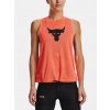 Under Armour Dámske tielko UA Project Rock Mesh Tank Oranžová LG Under Armour Dámske tielko UA Project Rock Mesh Tank Oranžová LG