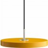 Závesná lampa Asteria Mini so strieborným držiakom žltá Závesná lampa Asteria Mini so strieborným držiakom žltá