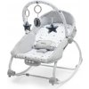 Baby Mix Multifunkčné hojdacie lehátko pre bábätko - Hviezdičky zelené Baby Mix Multifunkčné hojdacie lehátko pre bábätko - Hviezdičky zelené