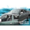 Toyota Hilux MK5 1998-2005 (so zadnými) - deflektory Heko Toyota Hilux MK5 1998-2005 (so zadnými) - deflektory Heko