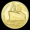 LUDOVKA ATELIER | Pamätný suvenír na počesť slávnej lode TITANIC | zlatý LUDOVKA ATELIER | Pamätný suvenír na počesť slávnej lode TITANIC | zlatý