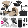 PETITE&MARS SET Kočík 4v1 ICON Mocha Beige XXL AIR + CBX By CYBEX Aton B2 i-Size PETITE&MARS SET Kočík 4v1 ICON Mocha Beige XXL AIR + CBX By CYBEX Aton B2 i-Size