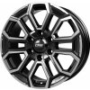CMS C35 7,5x17 6x139,7 ET38 diamond black gloss