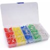 Rôznofarebné LED 500 kusov + plastový kufrík - 5 mm Rôznofarebné LED 500 kusov + plastový kufrík - 5 mm