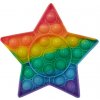 Pop It Rainbow antistresová hračka hviezda Pop It Rainbow antistresová hračka hviezda