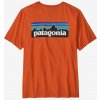 Patagonia P 6 Logo coal orange