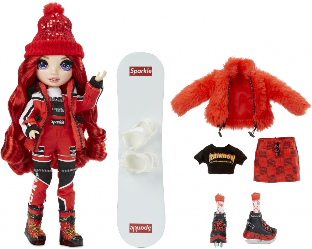 MGA Rainbow High Winter Break Doll Ruby Anderson Zimná fashion
