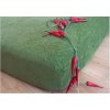 EMI plachta zelená froté 180x200 EMI plachta zelená froté 180x200