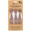 PETITEMARS PETITE&MARS Set 3 ks silikónových tréningových lyžičiek Take&Match Velvet Latte 6m+ PETITEMARS PETITE&MARS Set 3 ks silikónových tréningových lyžičiek Take&Match Velvet Latte 6m+