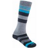 Ponožky SENSOR SLOPE MERINO sivá/čierna/tyrkys 9/11 Ponožky SENSOR SLOPE MERINO sivá/čierna/tyrkys 9/11