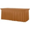 TENTino Elastický poťah SKIRTING na skladací stôl 180-183x76 cm VIAC FARIEB Farba obrusu: ZLATÁ / GOLD TENTino Elastický poťah SKIRTING na skladací stôl 180-183x76 cm VIAC FARIEB Farba obrusu: ZLATÁ / GOLD