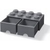 LEGO® úložný zásuvný box 8 18 x 25 x 50 cm sivá LEGO® úložný zásuvný box 8 18 x 25 x 50 cm sivá