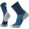 Smartwool Run Targeted Cushion Mid Crew Socks modrá sivá