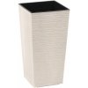 Lamela Kvetináč Finezia Eco Dluto vrúbok 400x400x750 mm bielý Lamela Kvetináč Finezia Eco Dluto vrúbok 400x400x750 mm bielý