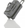 Travelite Basics Wheeled duffle S Grey/green 51/64 l Travelite Basics Wheeled duffle S Grey/green 51/64 l