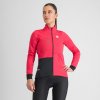 SPORTFUL Cyklistická zateplená bunda - TEMPO W - červená/čierna XS SPORTFUL Cyklistická zateplená bunda - TEMPO W - červená/čierna XS