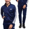 Pánska tepláková súprava adidas Sportswear 3-Stripes na zips, komplet námornícka modrá JI8859 S Pánska tepláková súprava adidas Sportswear 3-Stripes na zips, komplet námornícka modrá JI8859 S