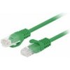 Lanberg patchcord kat.5e UTP 1.5m zelený Fluke Passed 10 ks Lanberg patchcord kat.5e UTP 1.5m zelený Fluke Passed 10 ks