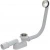 AlcaPlast A507CK - Sifón vaňový CLICK/CLACK, dĺžka 57 cm, malá zátka, kov, chróm-lesk AlcaPlast A507CK - Sifón vaňový CLICK/CLACK, dĺžka 57 cm, malá zátka, kov, chróm-lesk
