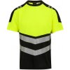 Regatta HI-VIS tričko TRS280 Black/Yellow 4XL