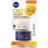 Nivea Q10 Energy Energizujúci denný a nočný krém proti vráskam 2 x 50 ml darčeková sada Nivea Q10 Energy Energizujúci denný a nočný krém proti vráskam 2 x 50 ml darčeková sada