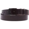 Black Hand pánsky kožený opasok 106-93 tmavo hnedý