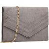 Miss Lulu dámska listová kabelka Chevron - sivá Miss Lulu dámska listová kabelka Chevron - sivá