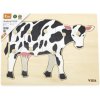 VIGA Montessori puzzle s úchytmi Krava VIGA Montessori puzzle s úchytmi Krava