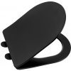 SAPHO - PACO WC sedátko, SLIM, Soft Close, Easy Take, čierna mat PCS1012B SAPHO - PACO WC sedátko, SLIM, Soft Close, Easy Take, čierna mat PCS1012B