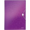 Aktovka plastová s priehradkami Leitz WOW purpurová Aktovka plastová s priehradkami Leitz WOW purpurová