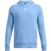 Under Armour Rival Fleece Fz Hoodie svetlomodrá,biela