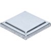 Strieška plechová plochá, pozink, 100 x 100 x 1,5 mm
