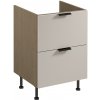 Nábytek PEGAS s.r.o. Dolní skřínka SORENTO D60IN - Baltic Storm/Béžová Nábytek PEGAS s.r.o. Dolní skřínka SORENTO D60IN - Baltic Storm/Béžová