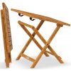 Casaria Vitek 100030 Odkladací stolík z akáciového dreva 46x46cm Casaria Vitek 100030 Odkladací stolík z akáciového dreva 46x46cm