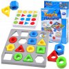 LOGICKÁ HRA PUZZLE OBRATNOSTNÁ SKLADAČKA TVARY SKLADANIE KOCIEK MONTESSORI LOGICKÁ HRA PUZZLE OBRATNOSTNÁ SKLADAČKA TVARY SKLADANIE KOCIEK MONTESSORI