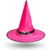 Halloweensky LED čarodejnícky klobúk - farebný, polyester - 38 cm Halloweensky LED čarodejnícky klobúk - farebný, polyester - 38 cm