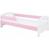 Detská posteľ KLÁRA, bez zásuvky, ružová Detská posteľ KLÁRA, bez zásuvky, ružová