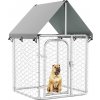 vidaXL Vonkajšia voliéra pre psy so strechou 100 x 100 x 150 cm