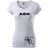 Judo nápis + postavy - Dámske tričko Pure - 3XL ( Svetlosivý melír ) Judo nápis + postavy - Dámske tričko Pure - 3XL ( Svetlosivý melír )