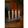 Adventný keramický svietnik NYE Light Grey Adventný keramický svietnik NYE Light Grey