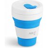 Skladací silikónový hrnček NILS Camp NC4103 475ml modrý Skladací silikónový hrnček NILS Camp NC4103 475ml modrý